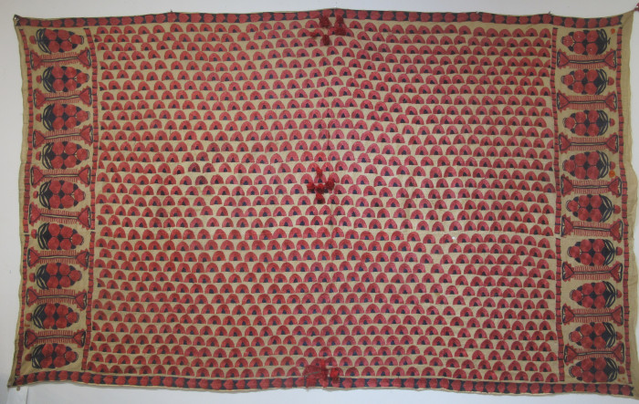 Unusual Sindh Silk Embroidered Shawl